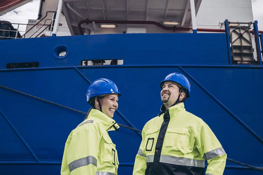 Shipyard employees