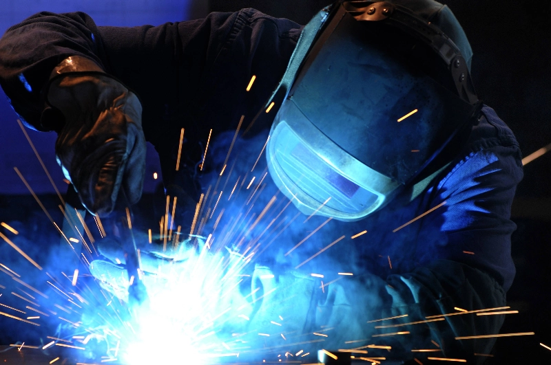 Welder at work Welder at work