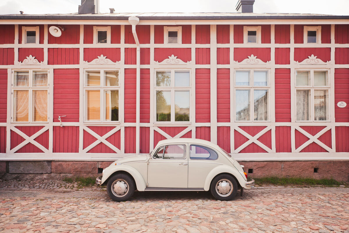 Colorful wooden houses in Old Rauma, a UNESCO World Heritage site. - Jussi Hellsten