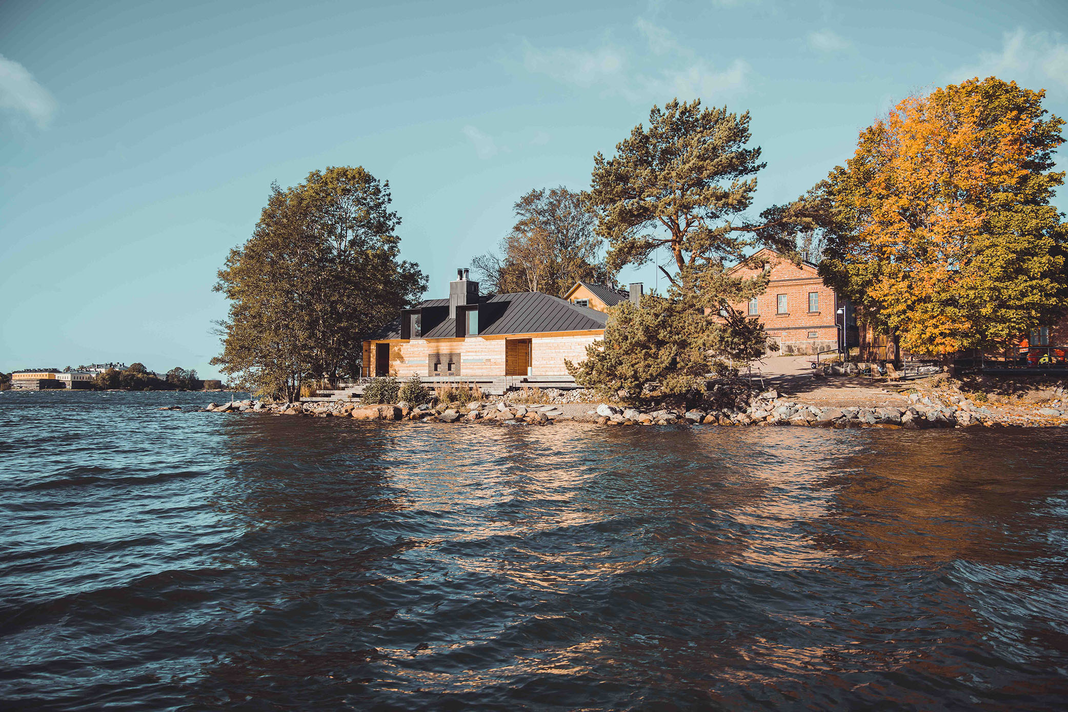 Lonna Island, located in Helsinki, surrounded by the Baltic Sea. - Helsinki Partners