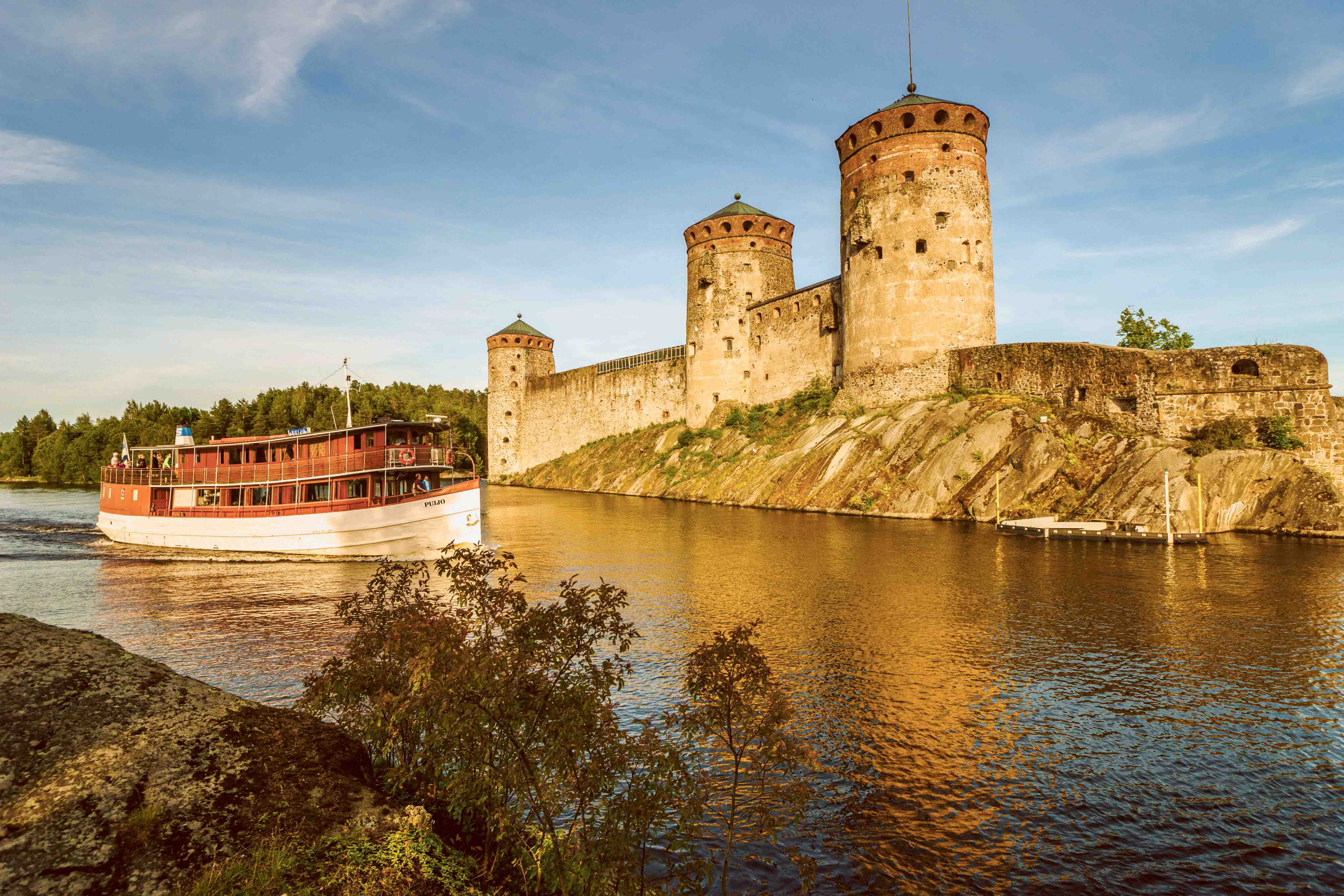 Medieval Olavinlinna Castle in Savonlinna, Finland. - Jaakko Posti